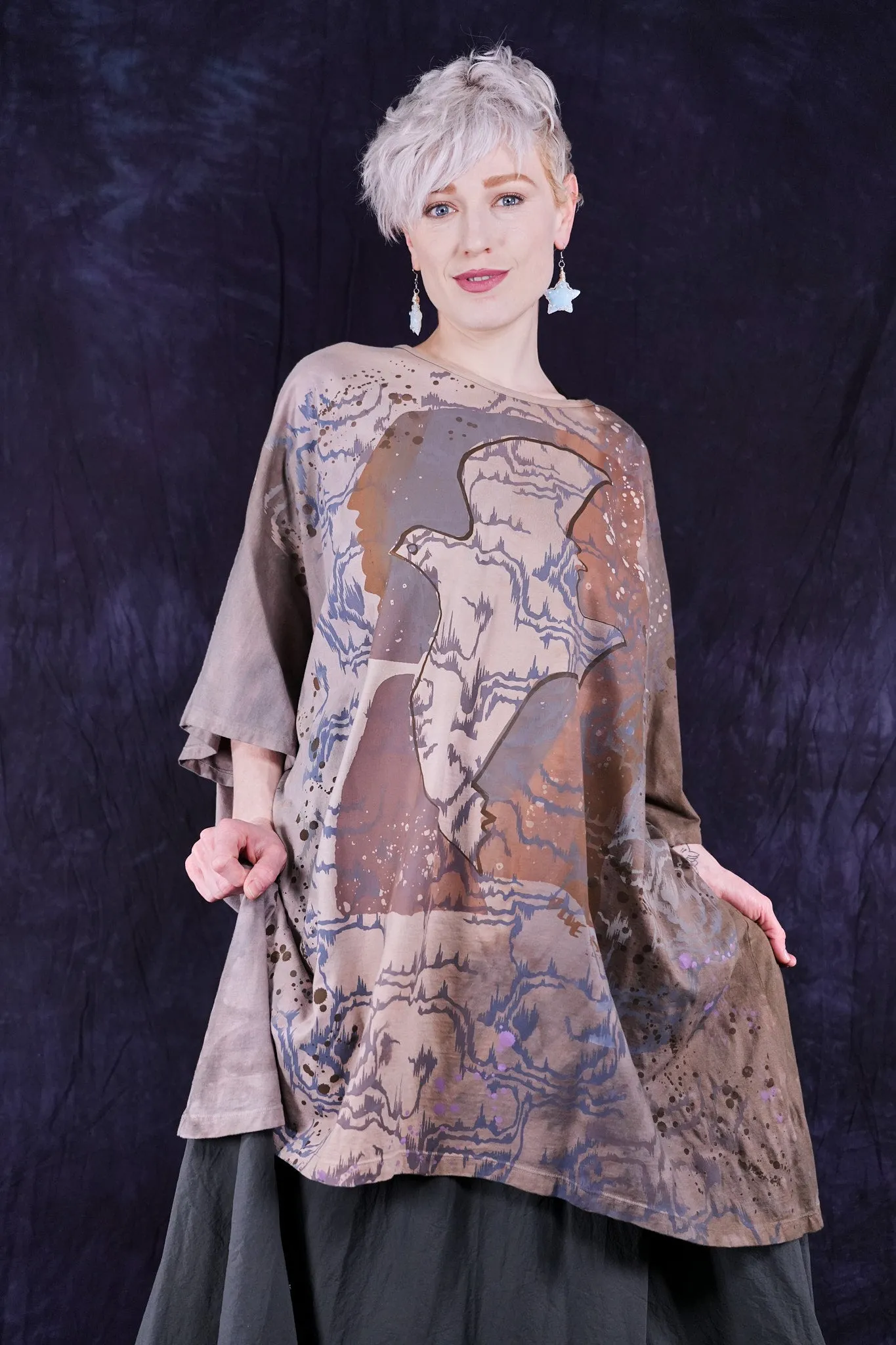 1255-2HD Art Tee Cafe au Lait-P