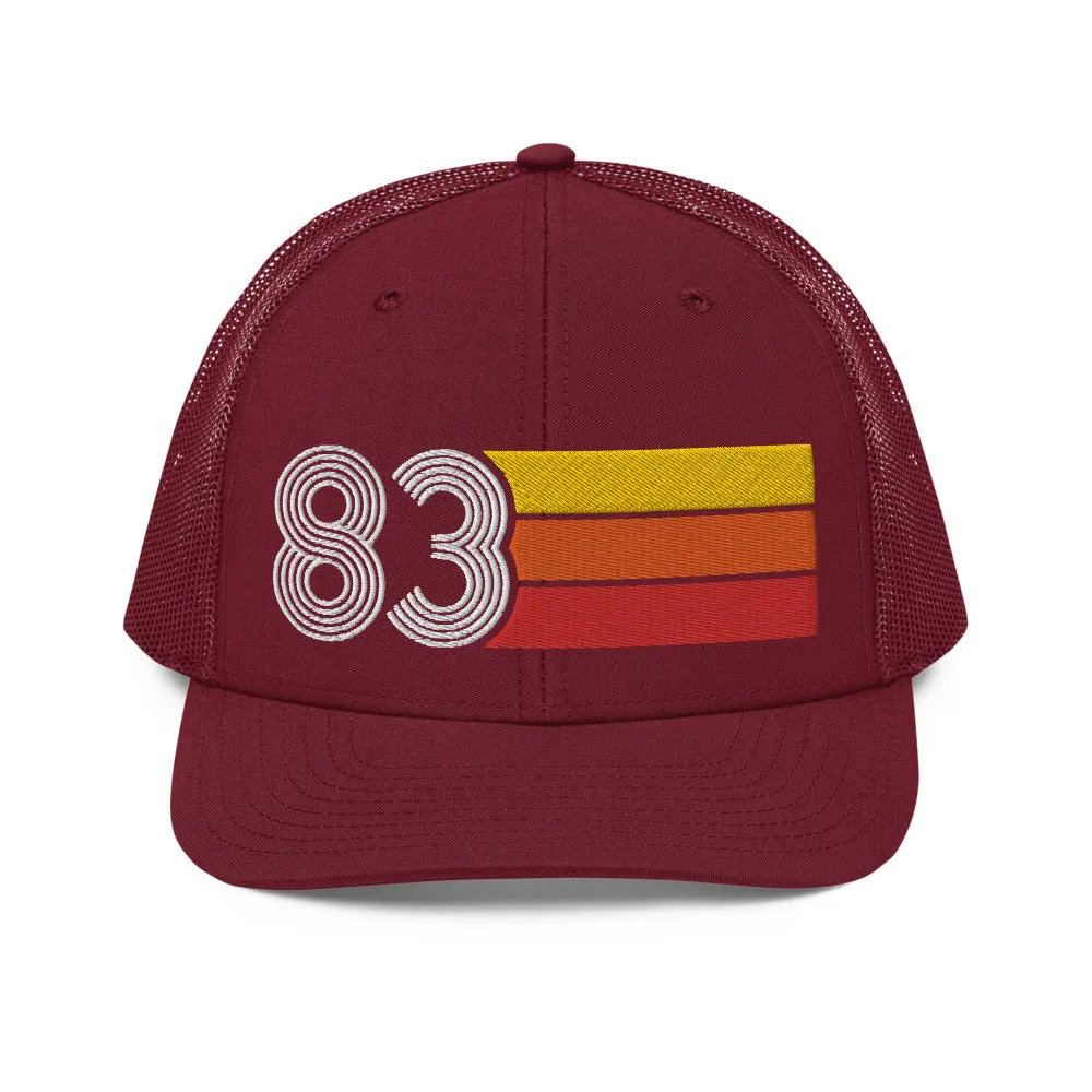 83 - 1983 Retro Style Richardson 112 Trucker Hat for Men Women