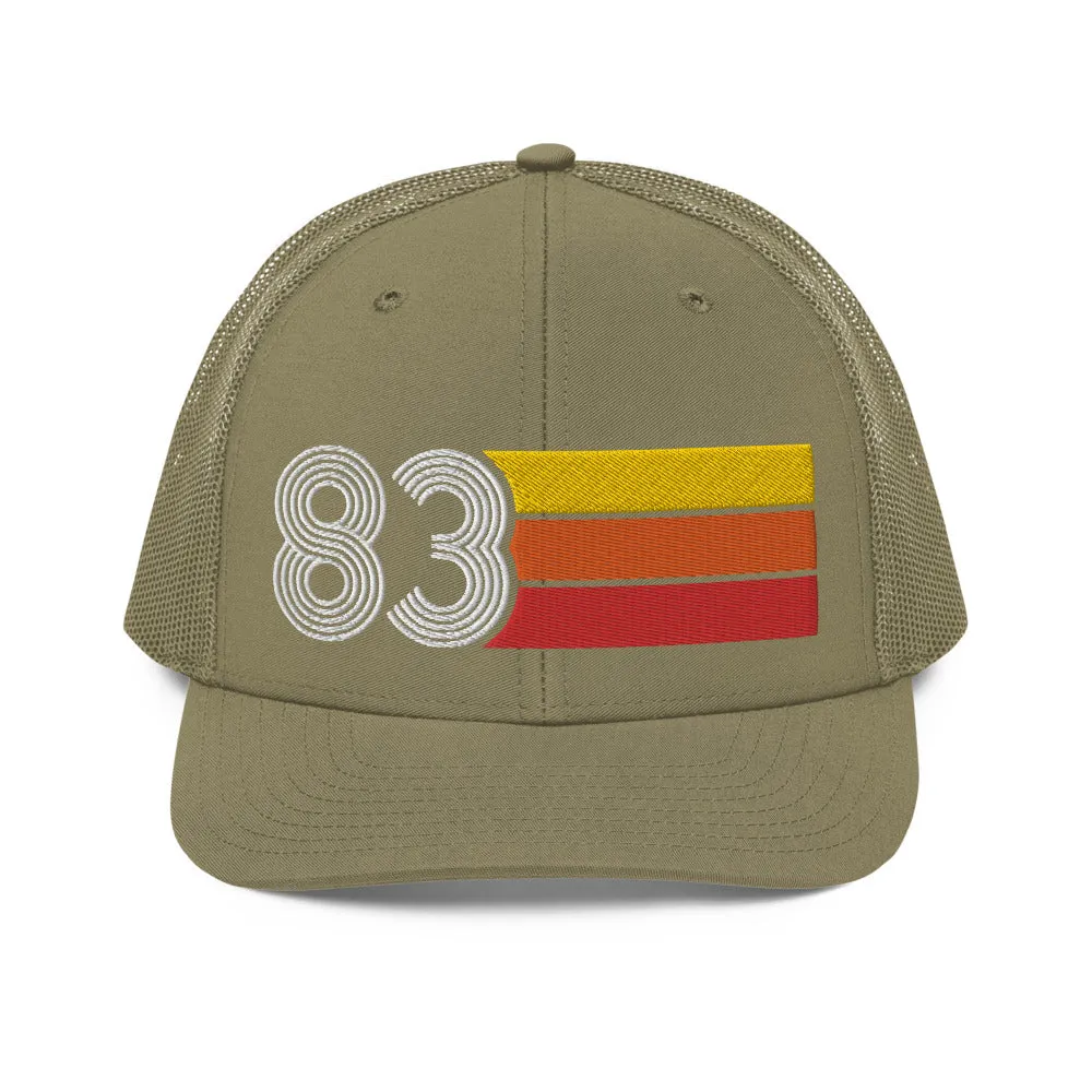 83 - 1983 Retro Style Richardson 112 Trucker Hat for Men Women