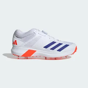 Adidas Adipower Vector Mid 20 Men's Cricket Shoe | Cloud White/Lucid Blue/Solar Red