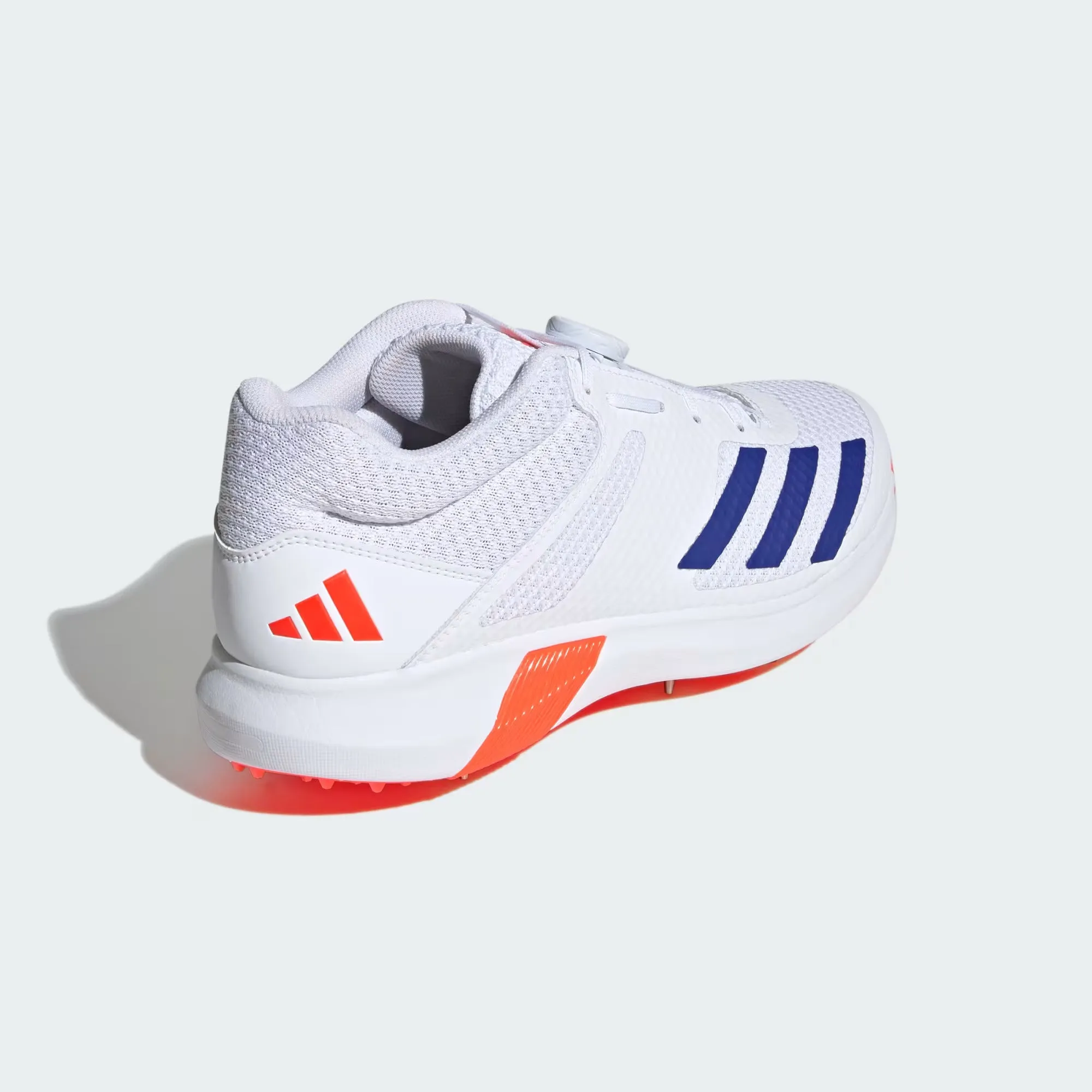 Adidas Adipower Vector Mid 20 Men's Cricket Shoe | Cloud White/Lucid Blue/Solar Red