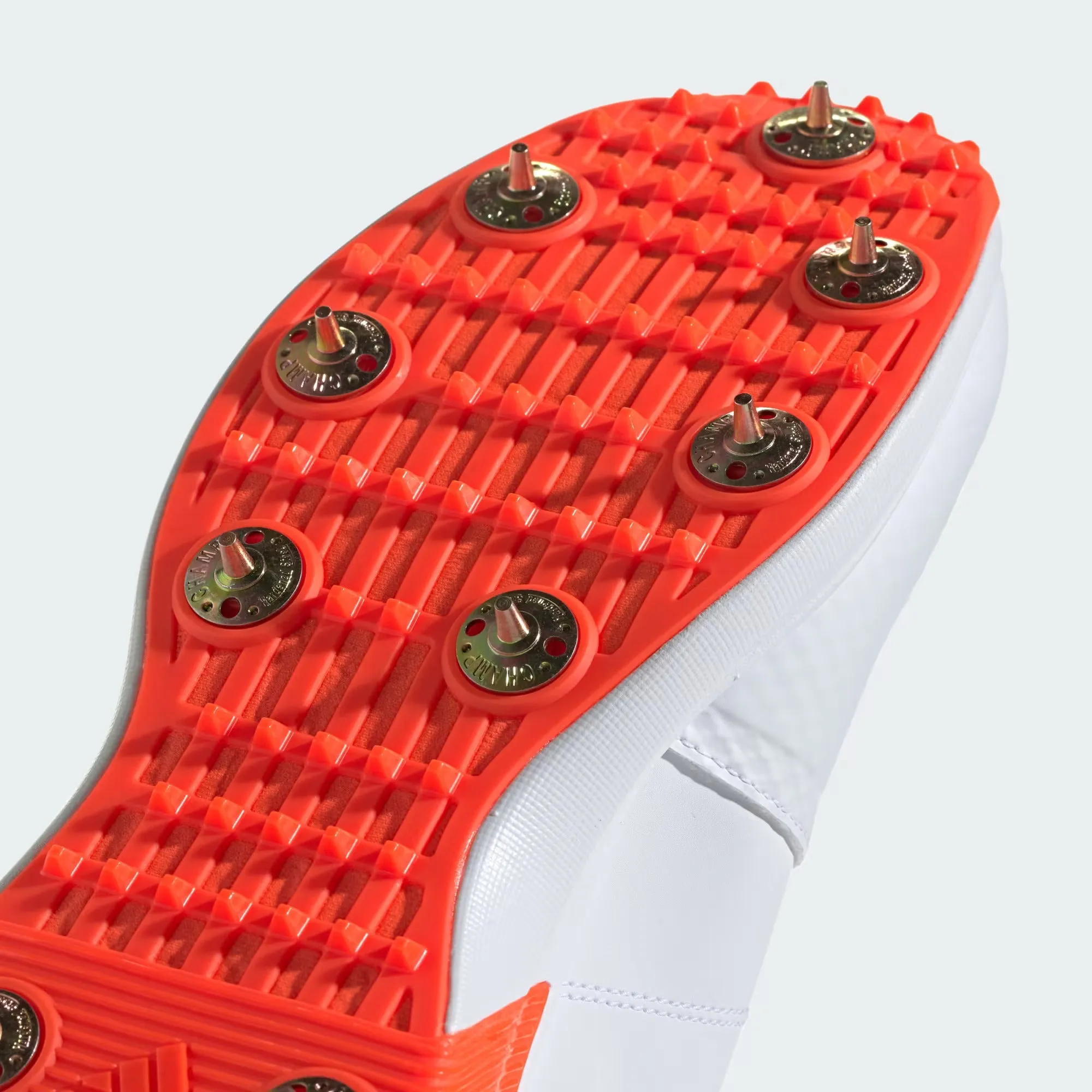 Adidas Adipower Vector Mid 20 Men's Cricket Shoe | Cloud White/Lucid Blue/Solar Red
