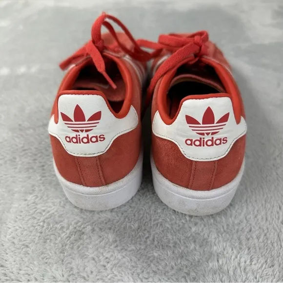 Adidas Original Campus Trace Scarlet DB0984 Men's Size 8 US Salmon/White Sneaker