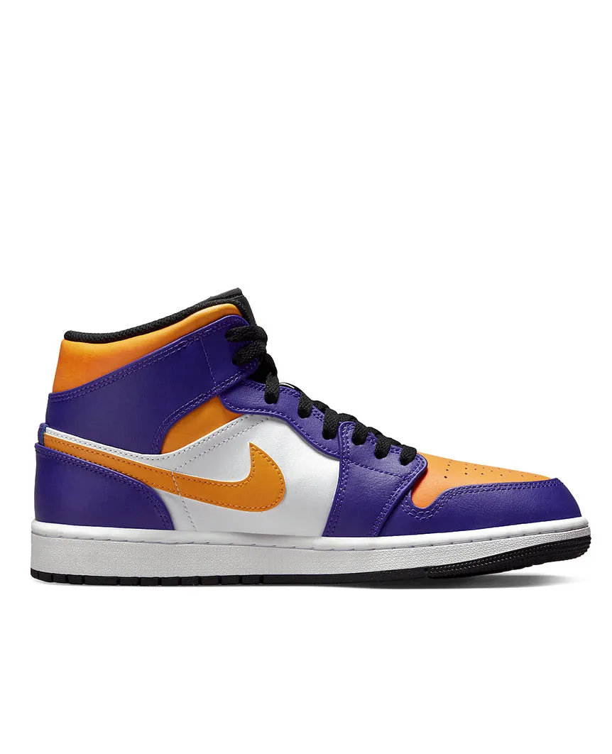 Air Jordan 1 Mid  “Lakers” Dark Concord