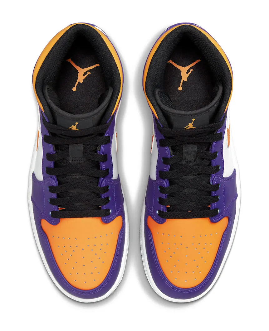 Air Jordan 1 Mid  “Lakers” Dark Concord