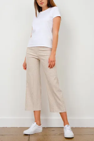 ALEX Linen Stripes Beige