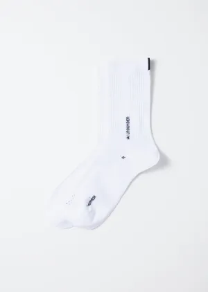 Allrounder Tech-Mesh Crew Socks - White