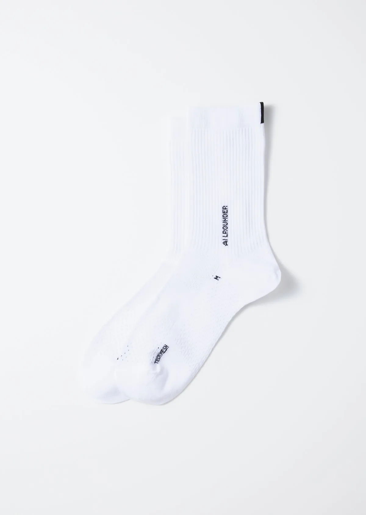 Allrounder Tech-Mesh Crew Socks - White