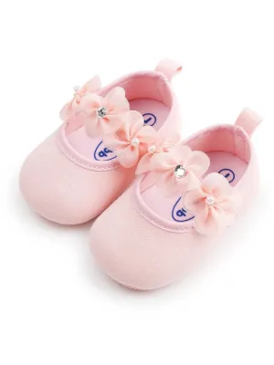Baby Girl Pink Pre-walker Shoes