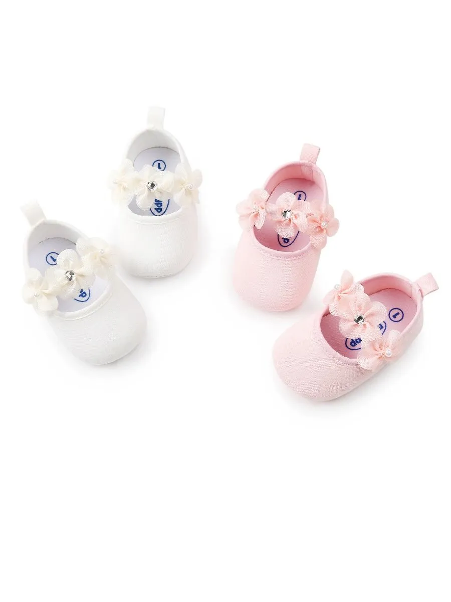 Baby Girl Pink Pre-walker Shoes