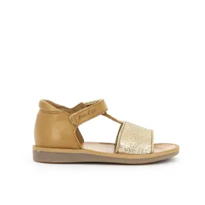 Baby Pom D'Api Tao Velcro Glitter Cowburnish Sand/Camel