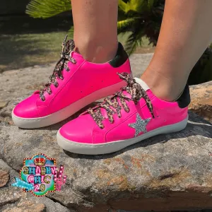 Bad B!t(h Sneakers - Hot Pink