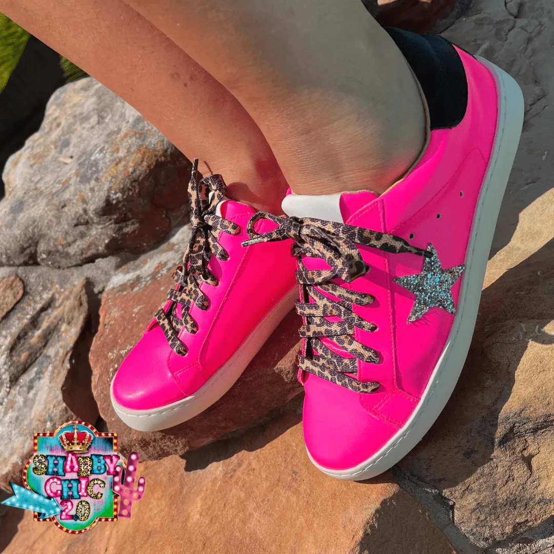 Bad B!t(h Sneakers - Hot Pink