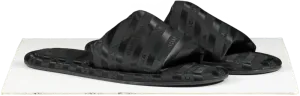 Balenciaga Black Hotel Logo Slides UK 6 EU 39 👠
