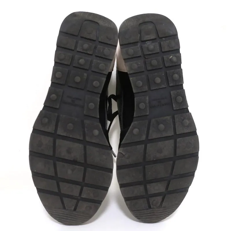 Balenciaga Race Runner Sneakers Black Leather & Mesh Size 36