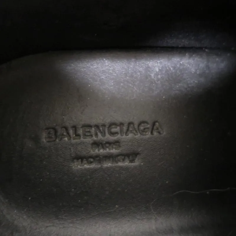 Balenciaga Race Runner Sneakers Black Leather & Mesh Size 36