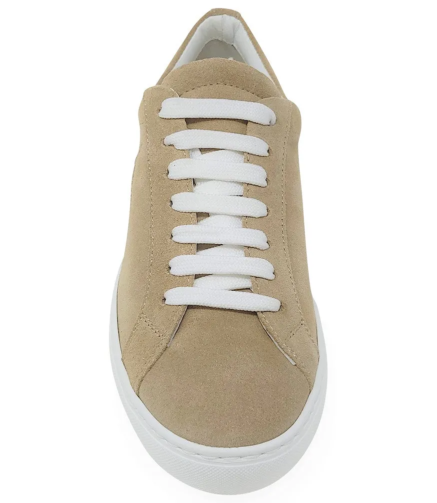 Beige Suede Sirius Star Womens Sneaker