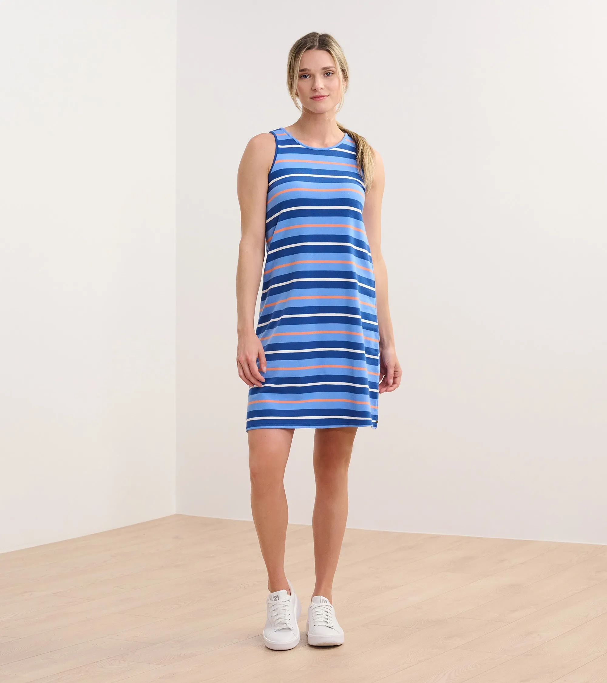 Bella Dress - Marina Stripes