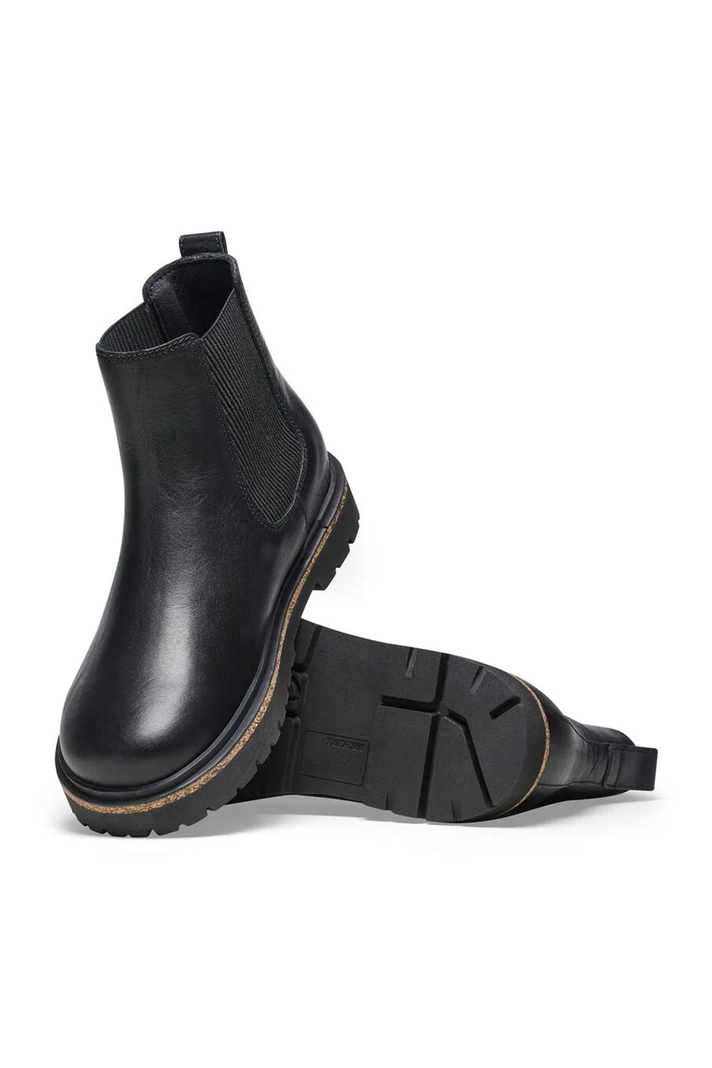 Birkenstock Highwood Slip On Leather Booties for Women in Black | 1025791