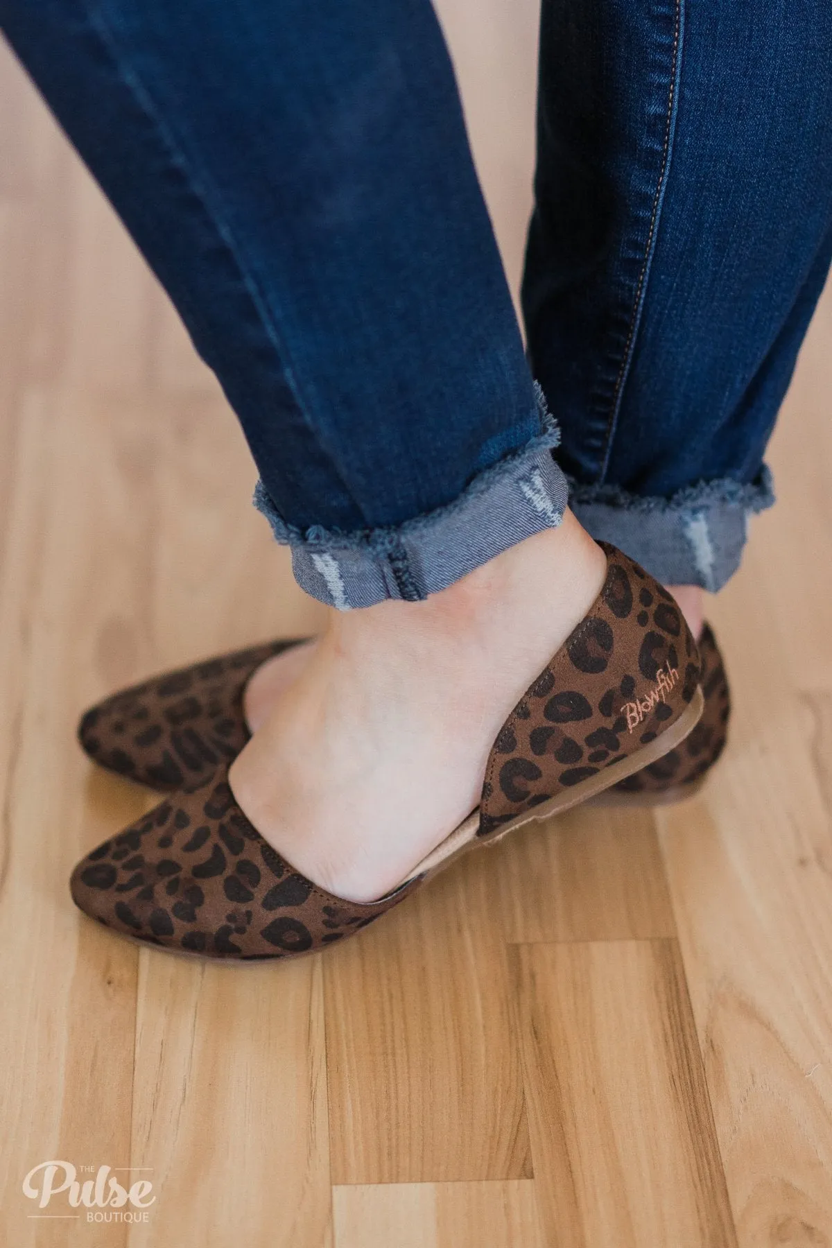 Blowfish Madera Flats- Brown Autumn Leopard