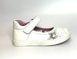 Bo Bell Mary Jane White Leather Shoe