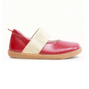 Bobux Demi Rose Gloss Ballerina Pumps
