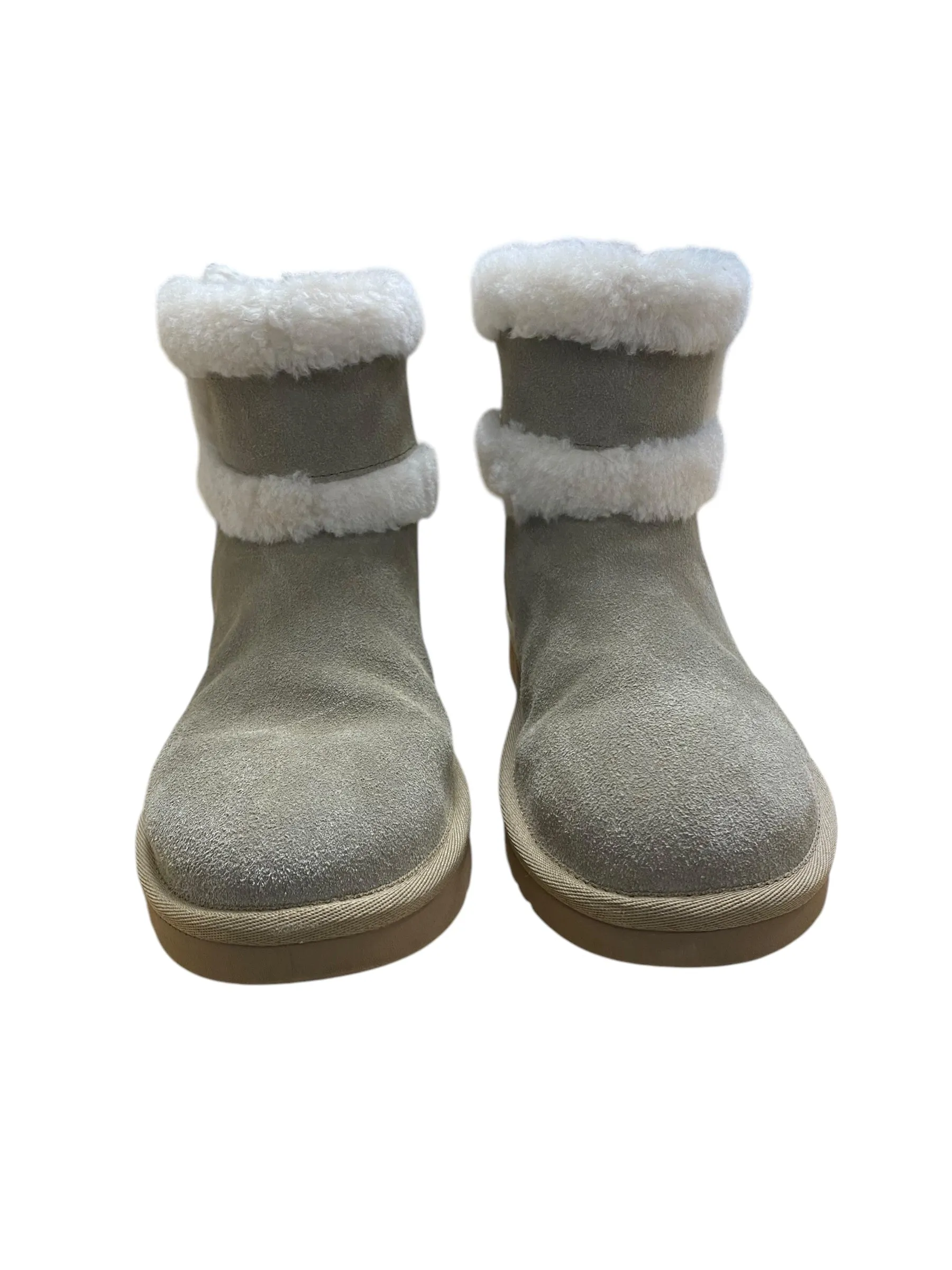Boots Ankle Flats By Koolaburra By Ugg In Grey, Size: 6