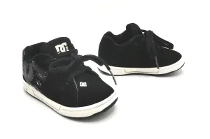 BOY SIZE 6 TODDLER - DG, Black Skater Shoes GUC B19