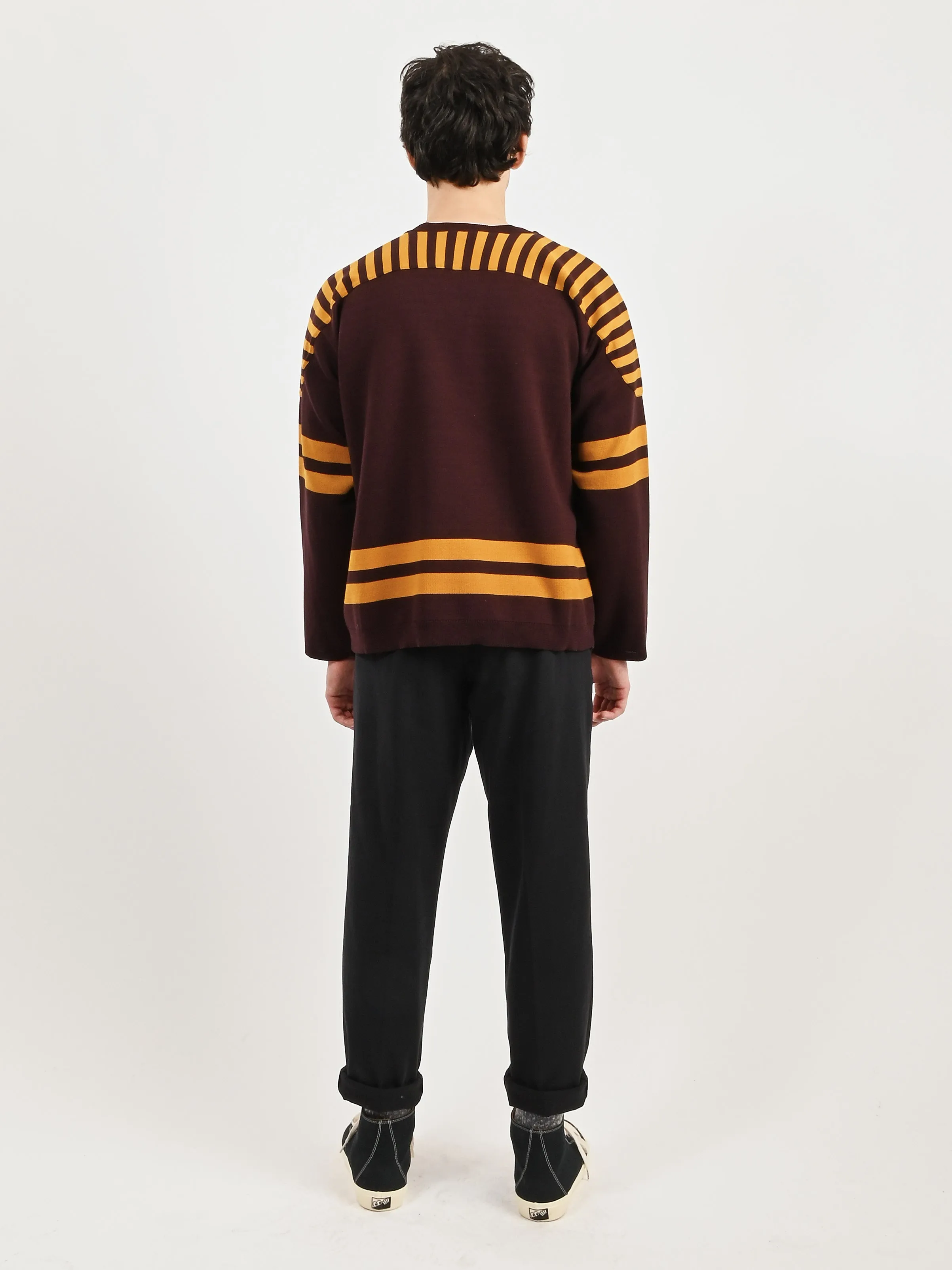 Brown/Yellow Rink Sweater
