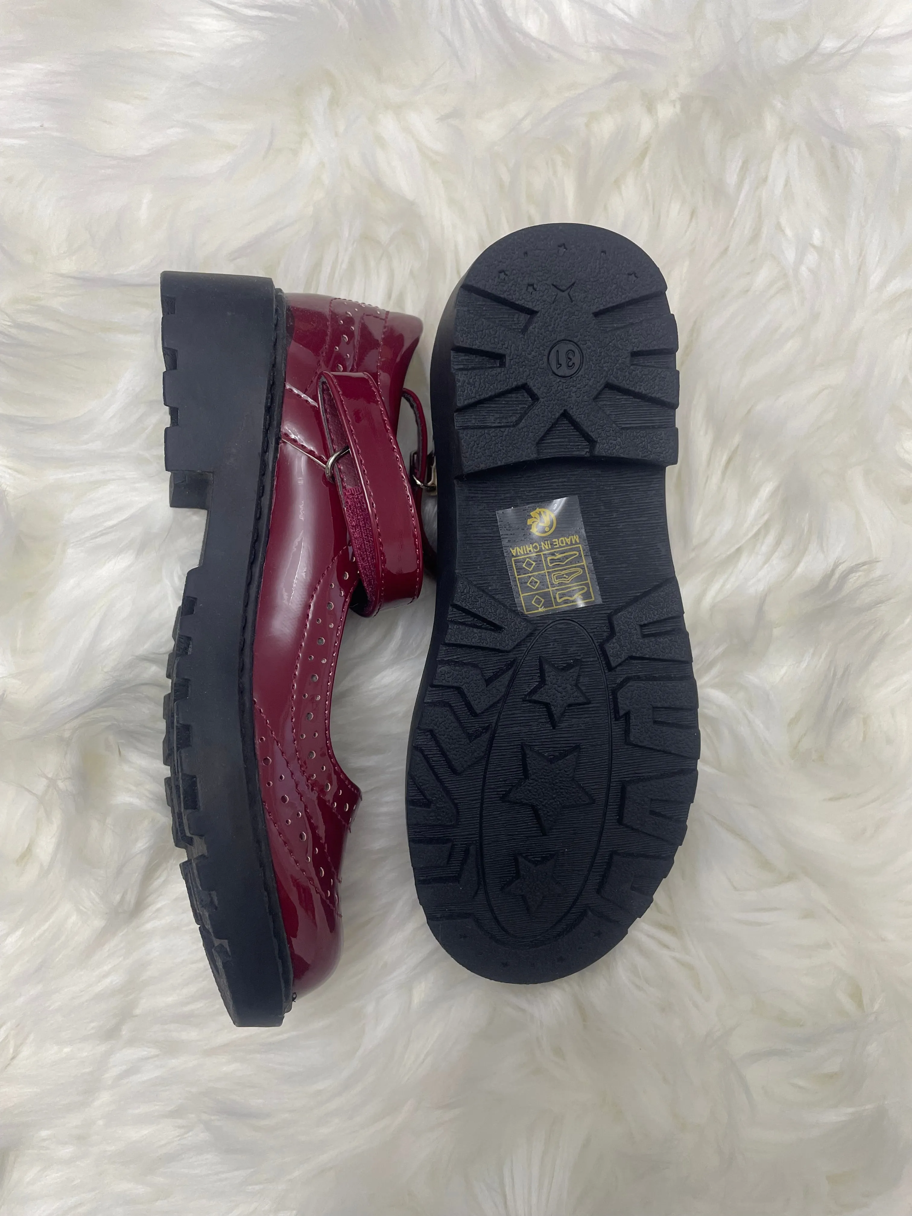 Burgundy Shoes