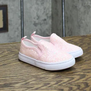 Cat & Jack Girls Toddler Slip On Shoes 166cd66e167430 Pink Shiny 8T