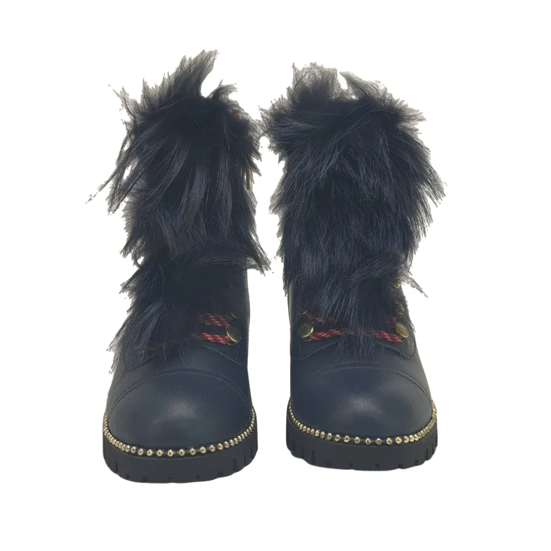 CECELIA New York Women's Midnight Trekker Boots #QTM4319 NWT