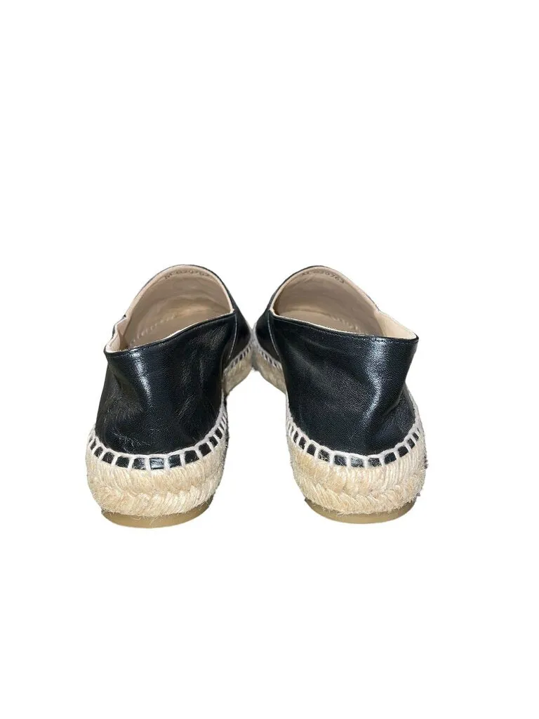 Chanel Chanel Leather CC Espadrilles in black 39