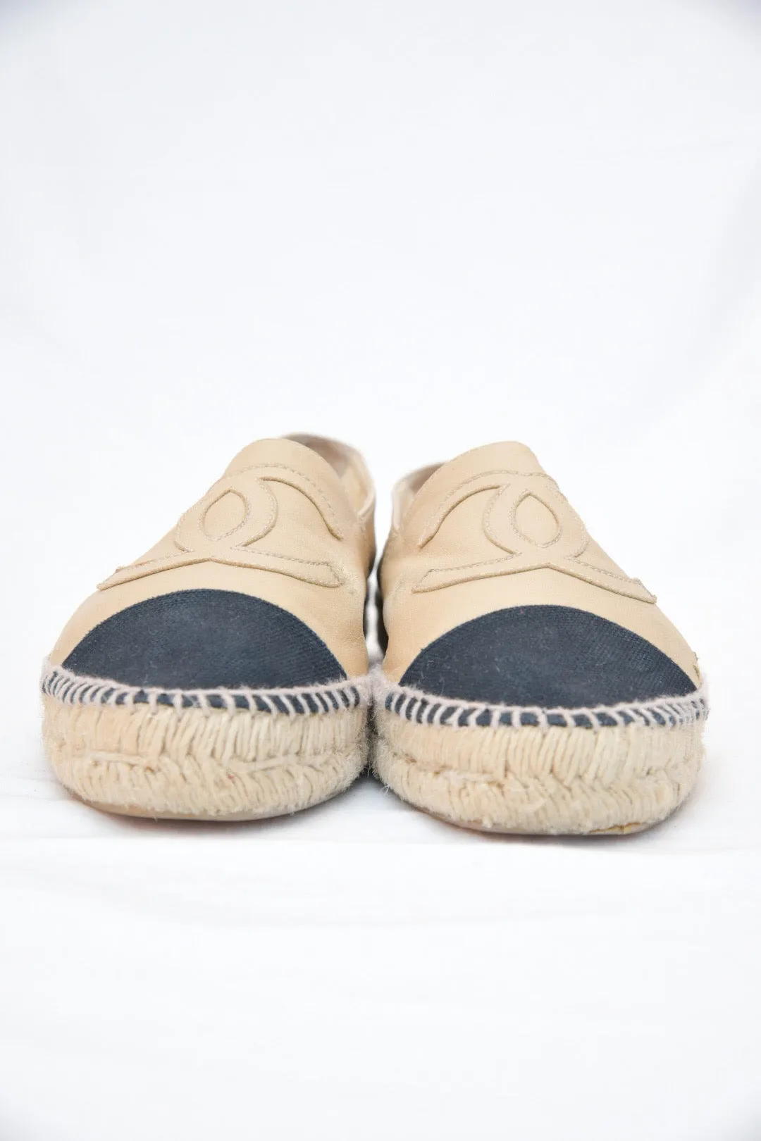 Chanel Lambskin CC Espadrille