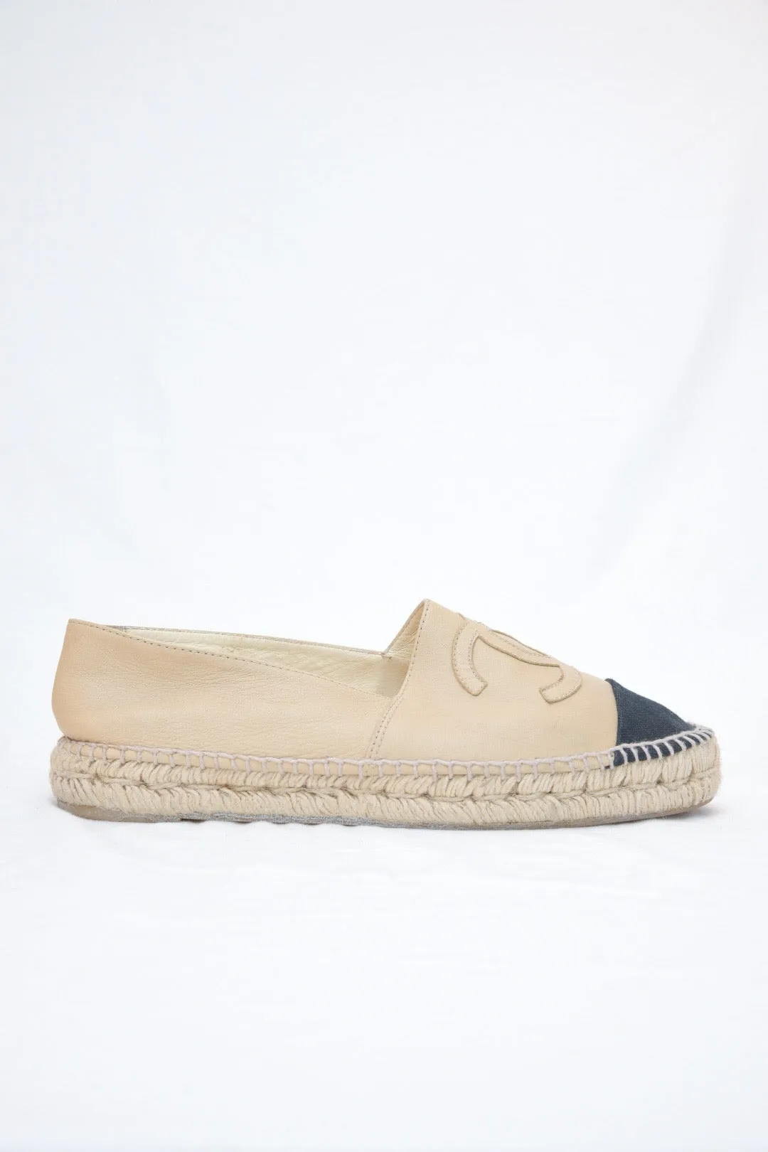 Chanel Lambskin CC Espadrille