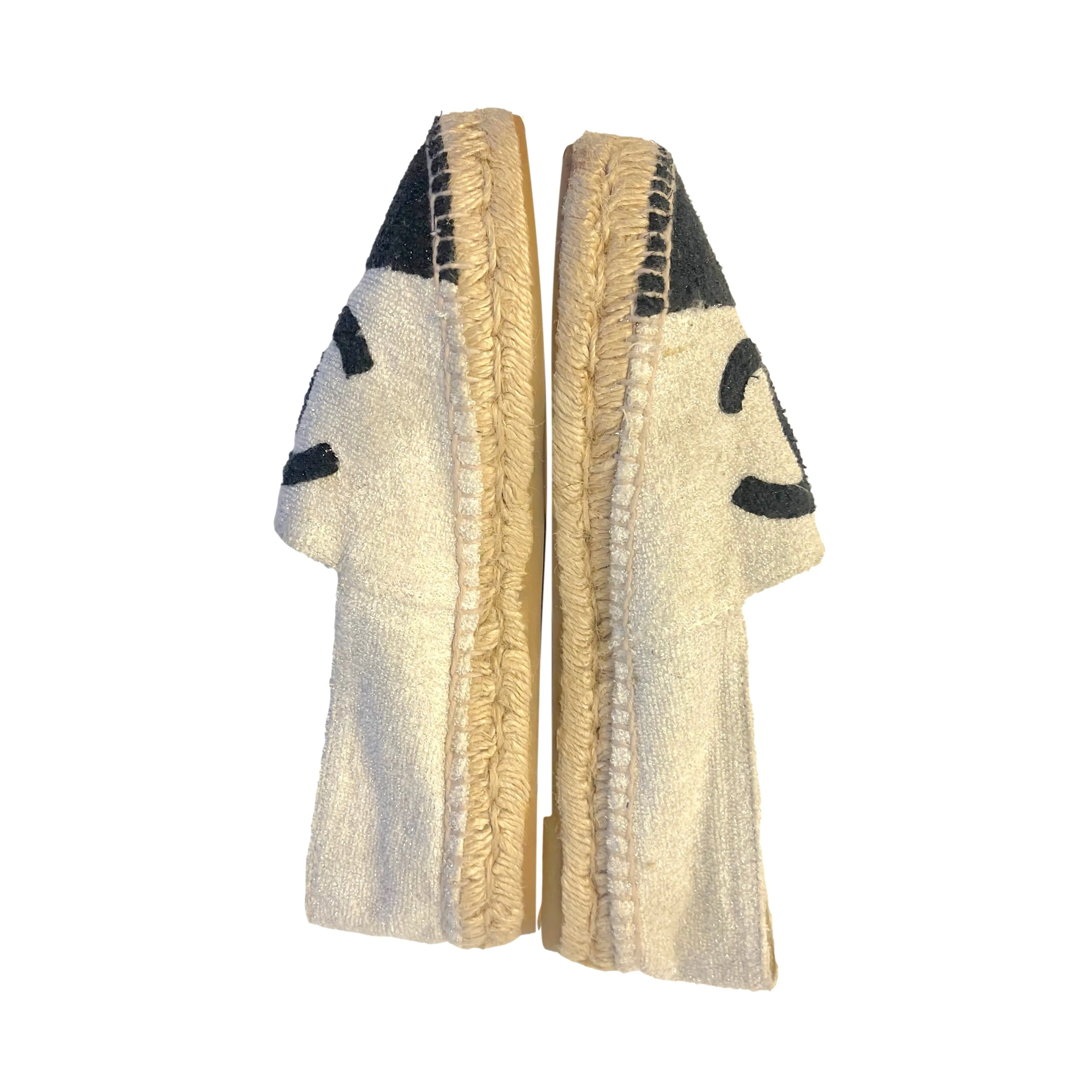 Chanel White Terrycloth Espadrilles