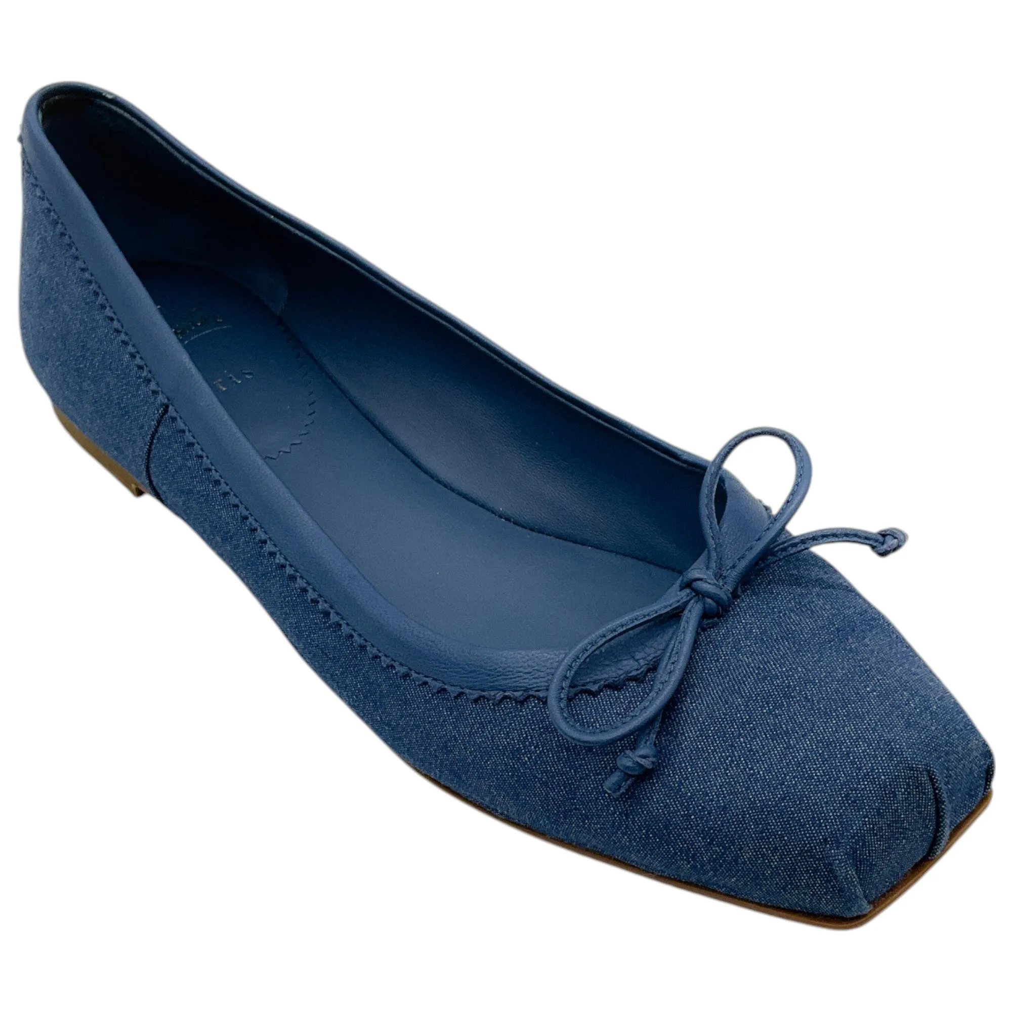 Christian Louboutin Blue Denim Mamadrague Flats