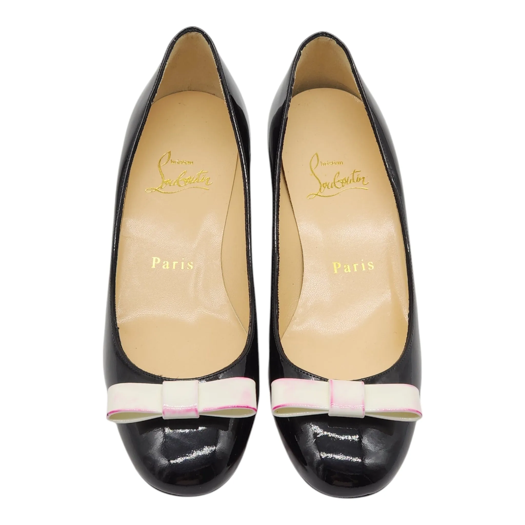 Christian Louboutin Zerlisixty Pumps - Patent Leather - Black 35.5