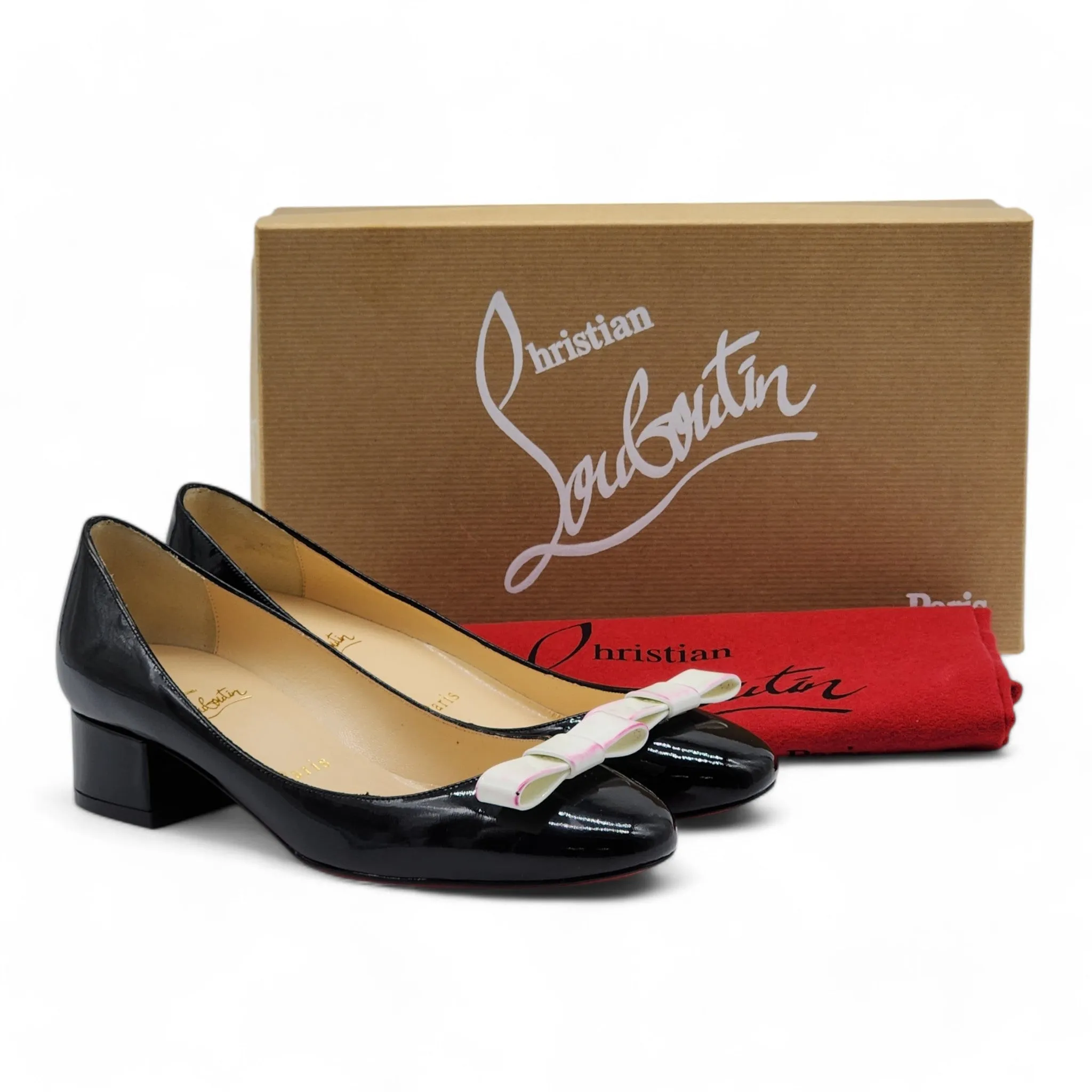 Christian Louboutin Zerlisixty Pumps - Patent Leather - Black 35.5