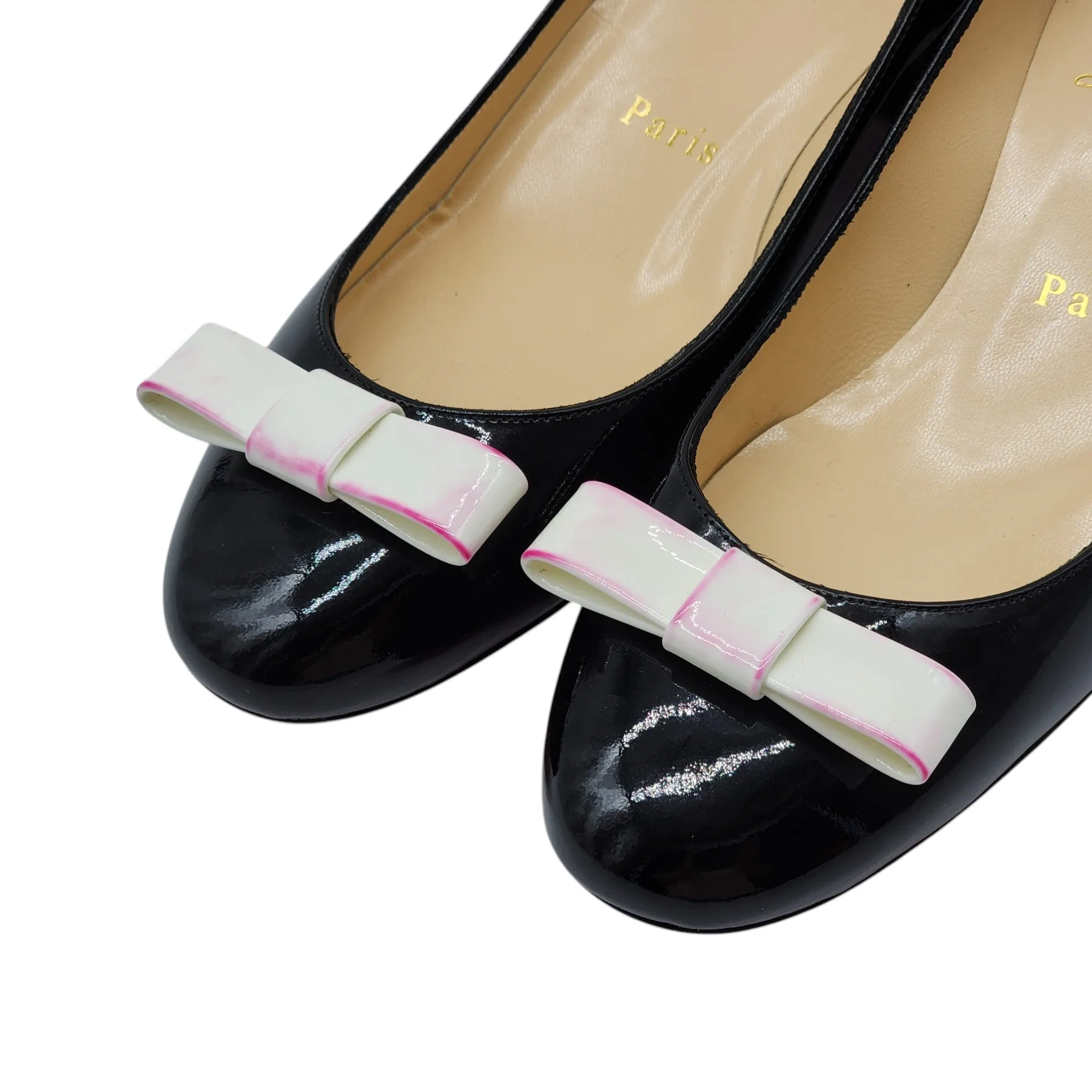 Christian Louboutin Zerlisixty Pumps - Patent Leather - Black 35.5