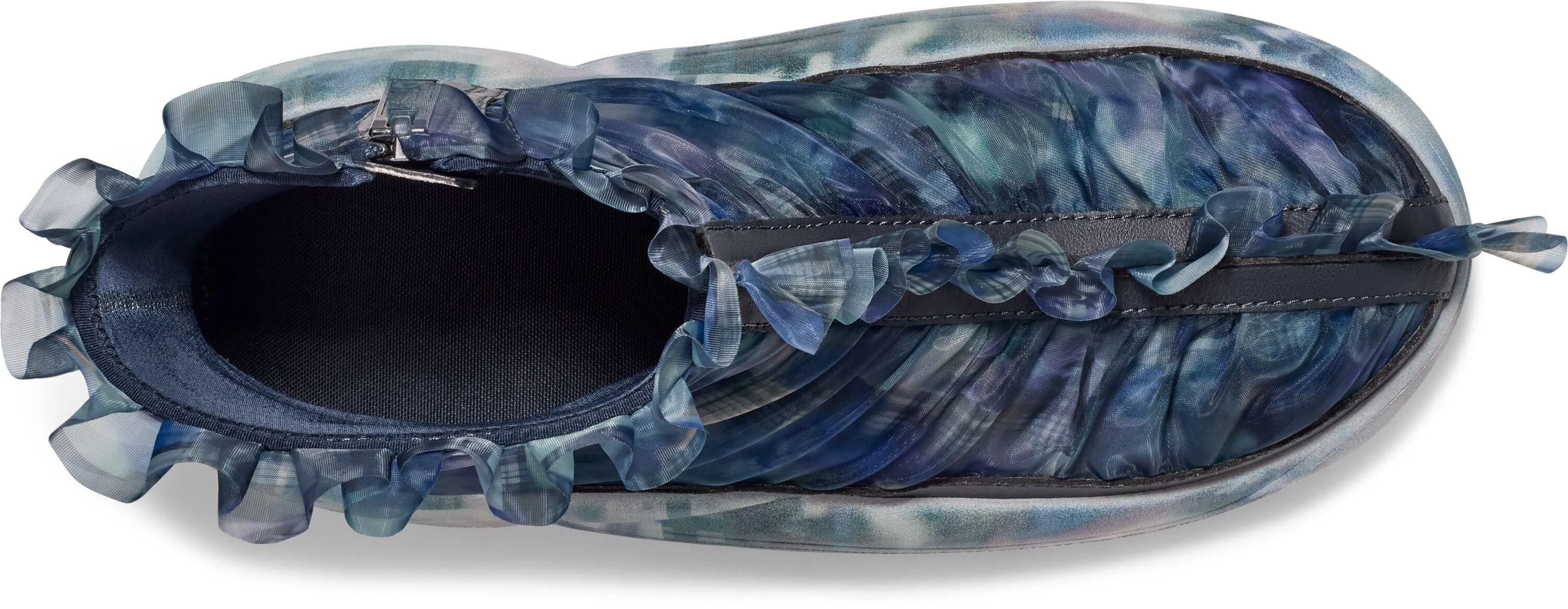 COLLINA STRADA X UGG RUFFLE BOOT DARK BLUE FLORAL