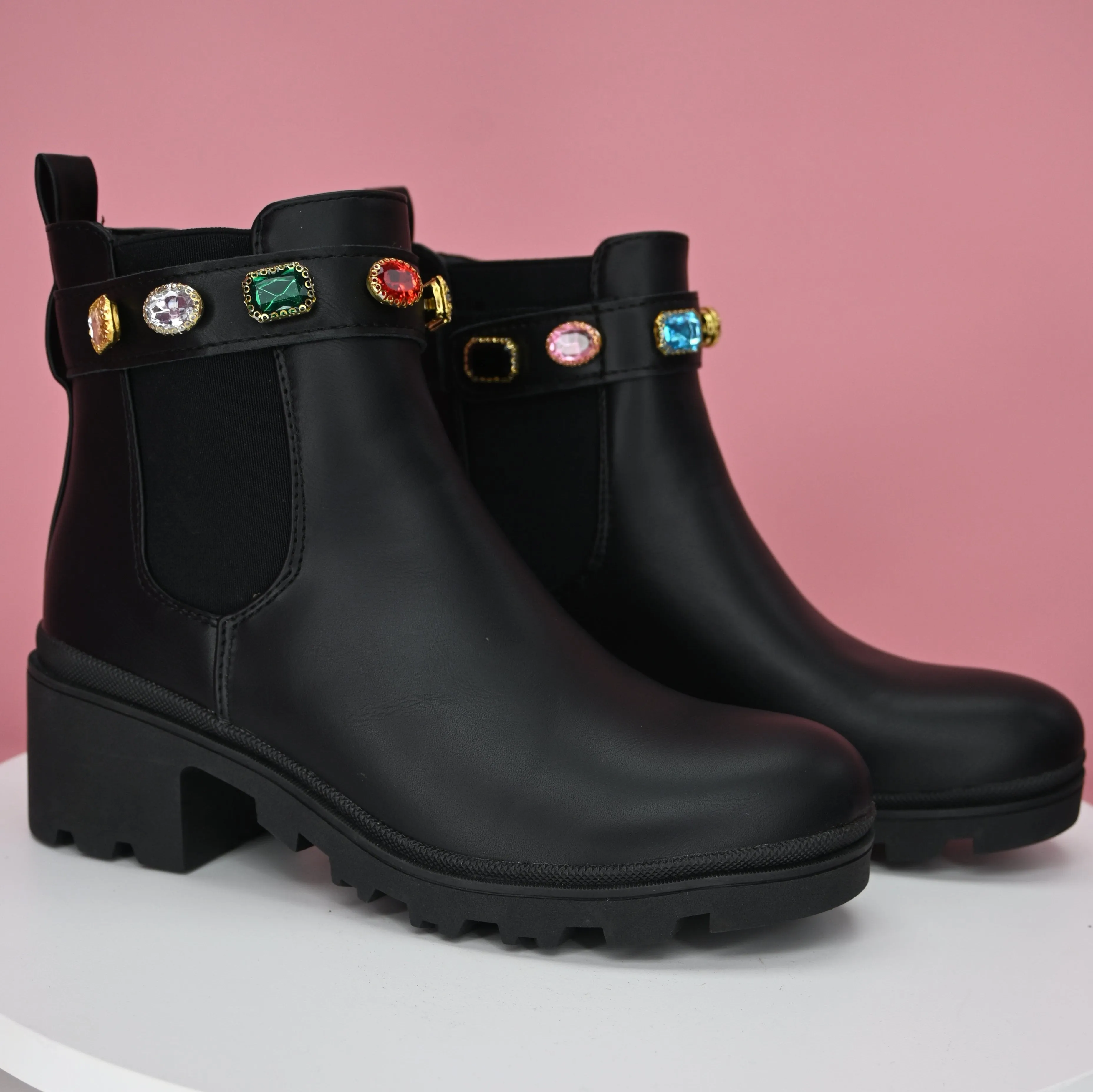 COLORFUL STONE BOOT