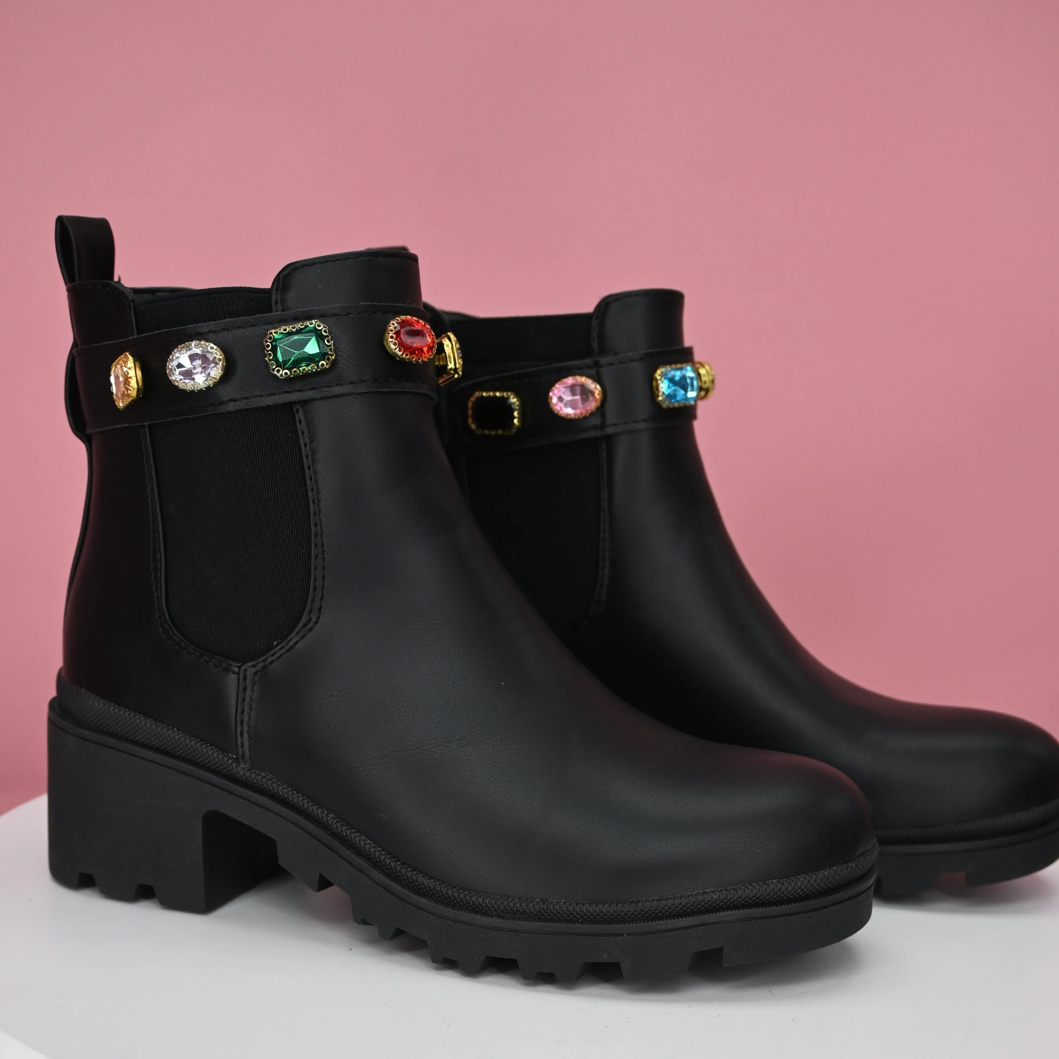 COLORFUL STONE BOOT