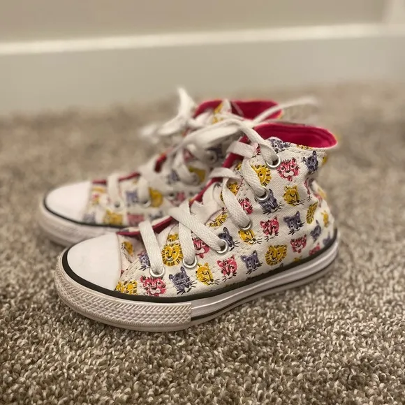 Converse Chuck Taylor All Star High GS 'Jungle Cats' Girls Sneakers