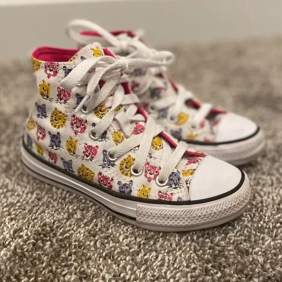 Converse Chuck Taylor All Star High GS 'Jungle Cats' Girls Sneakers