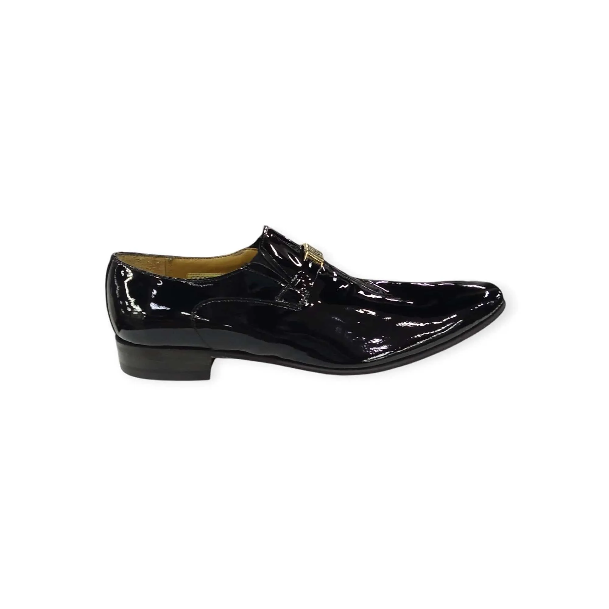 Crockett & Jones Men's Slip On Patent Black