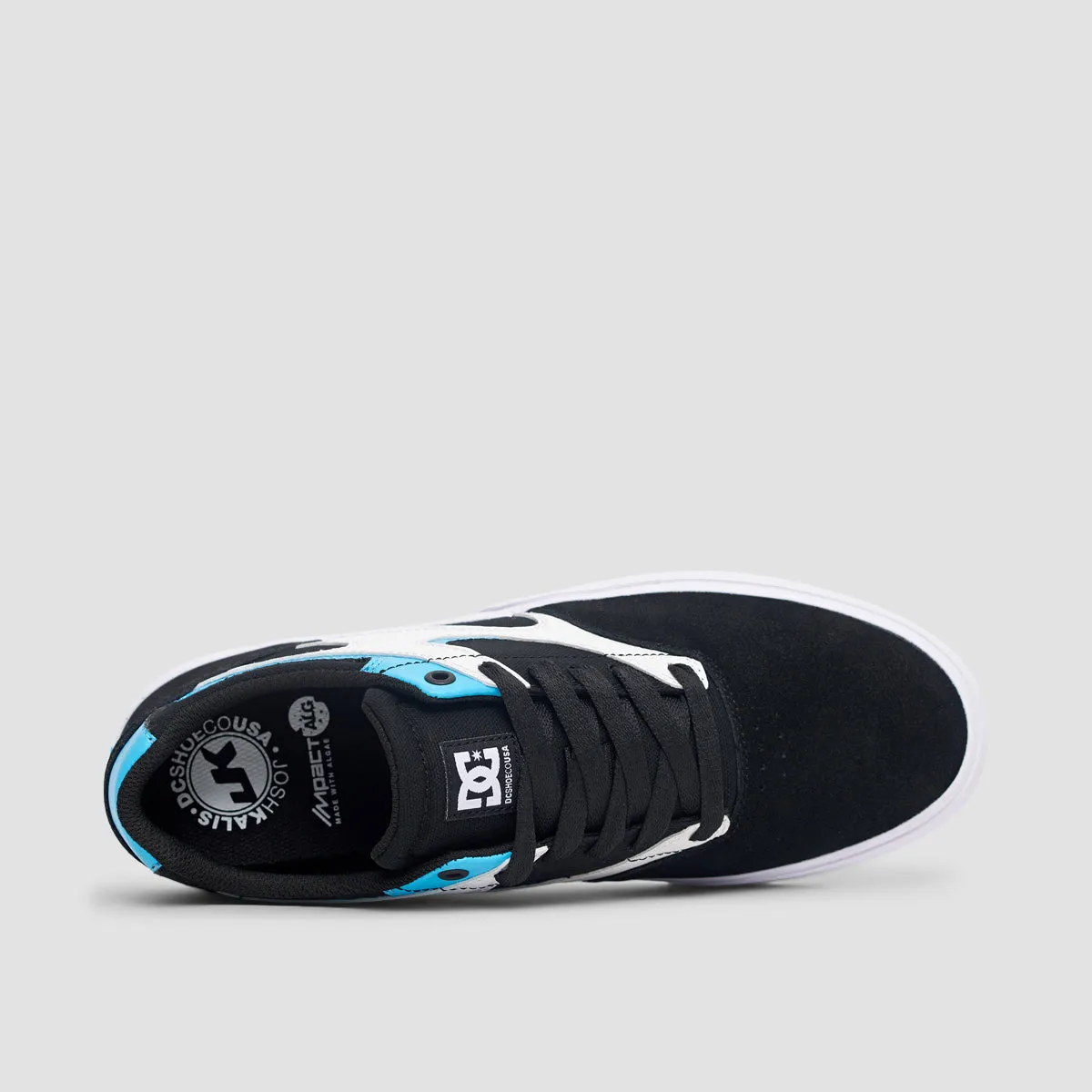 DC Kalis Vulc Shoes - Black/White/Blue