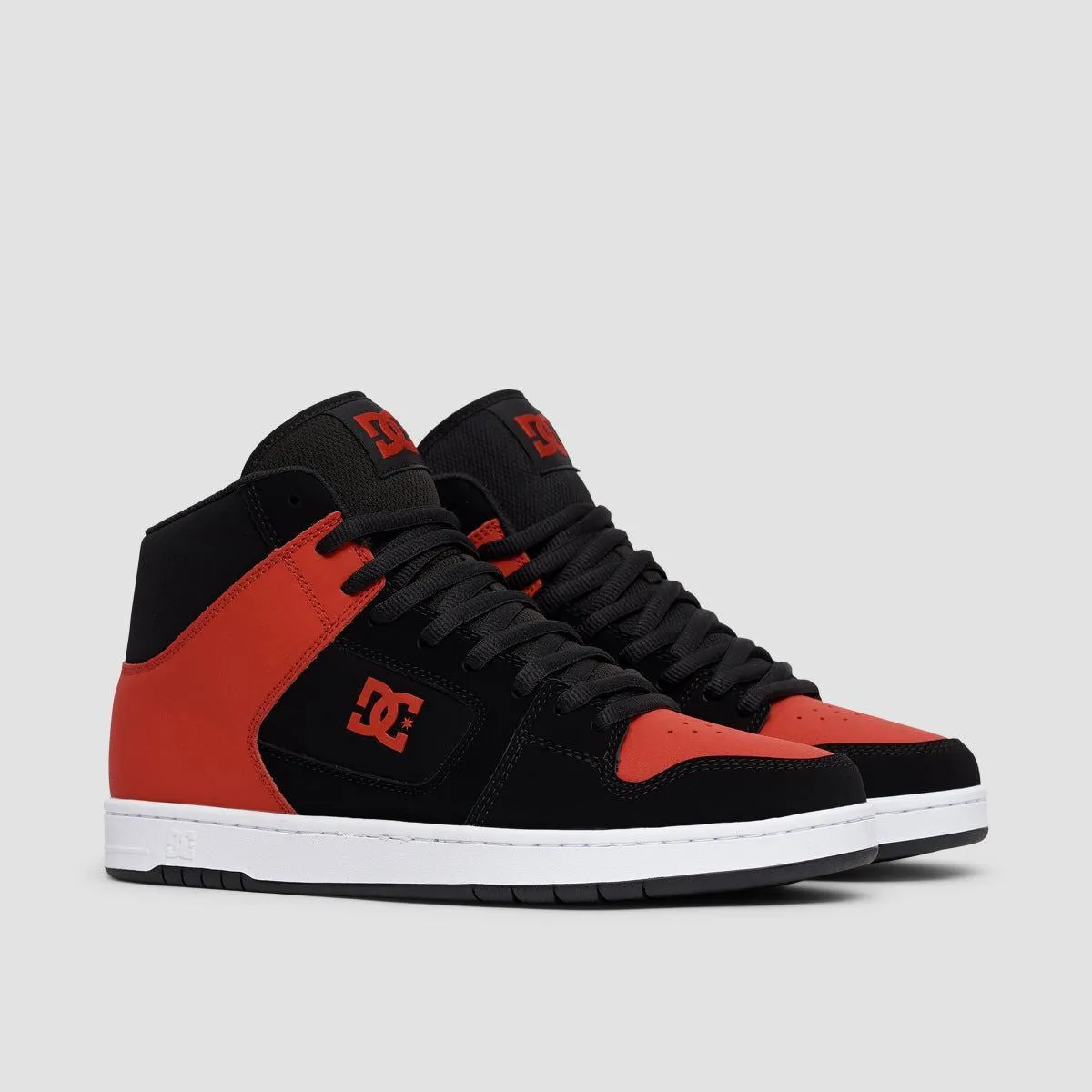 DC Manteca 4 Hi Shoes - Black/Red