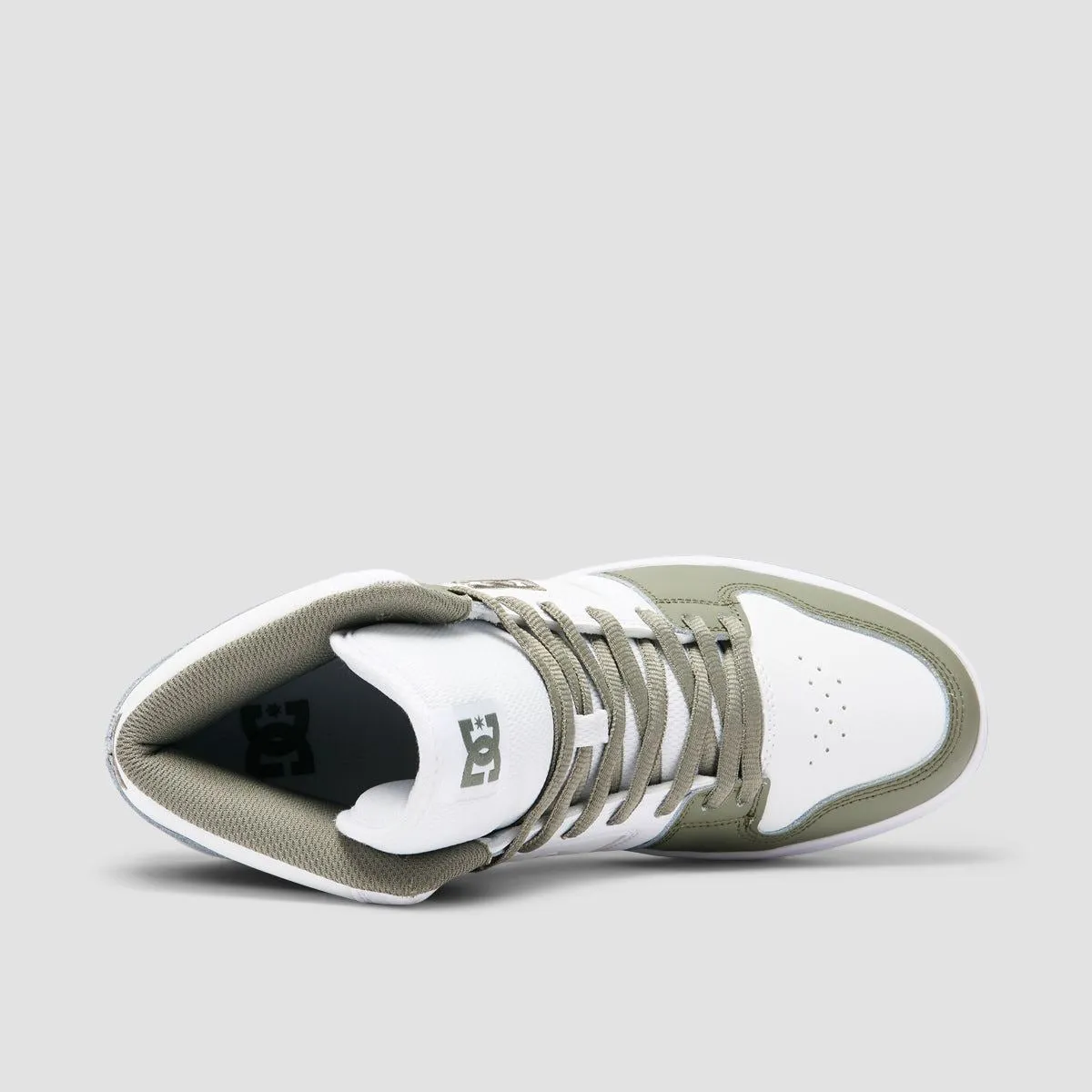 DC Manteca 4 High Top Shoes - White/Olive