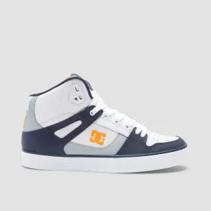 DC Pure HT WC Shoes - White/Grey/Orange